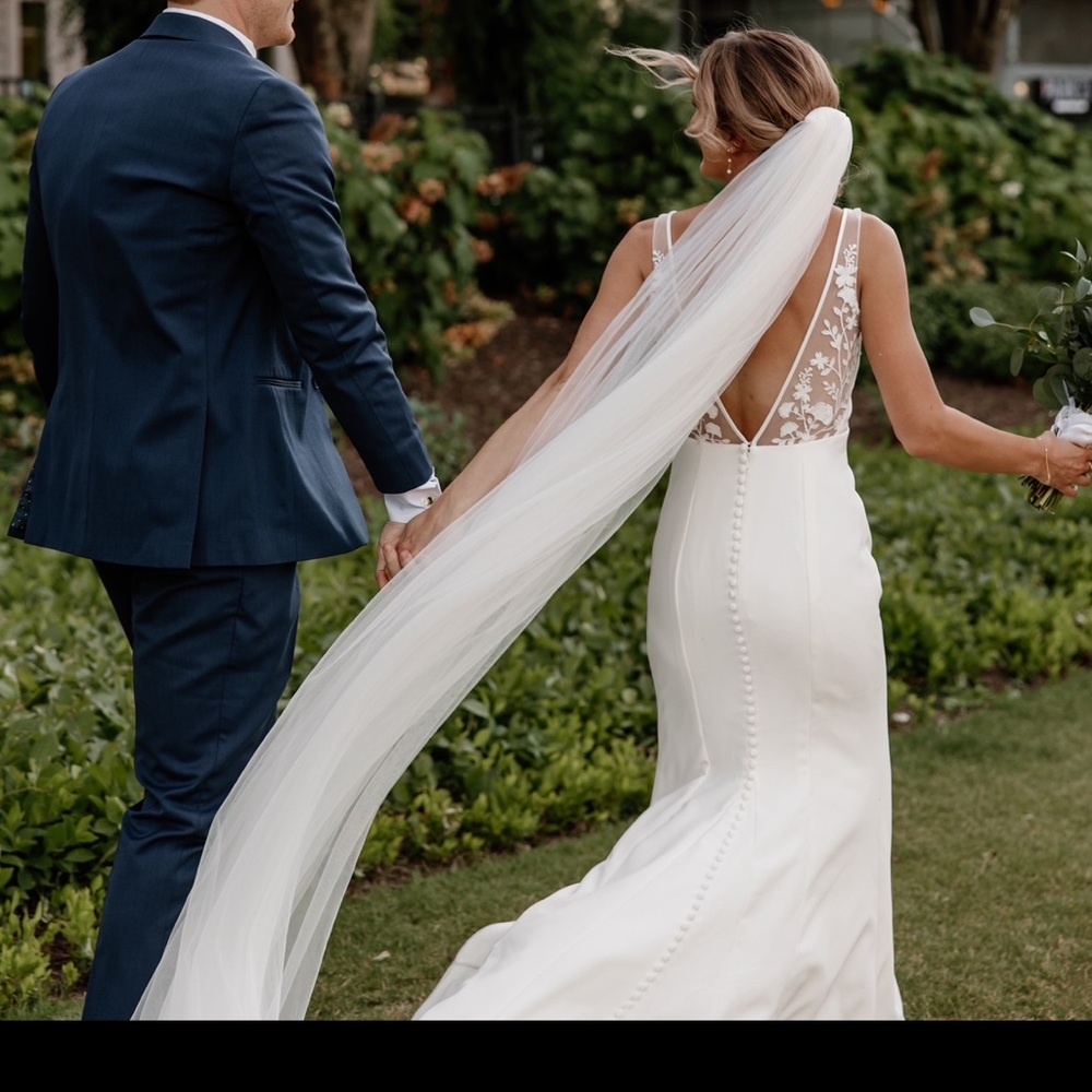 Cathedral length Bridal Veil-Ivory